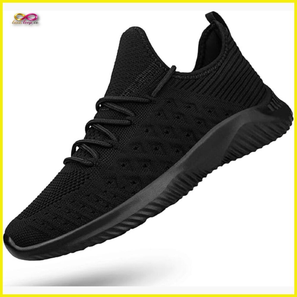 Lightweight Slip On Sneakers Breathable Running Shoes Comfortable Athletic